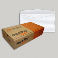 Envelope Ofício Branco COF 320 114mmx229mm 63g Cx c/100 - Scrity