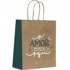 Sacola Amor Mora Aqui G S14111 320x190x380mm pct com 10